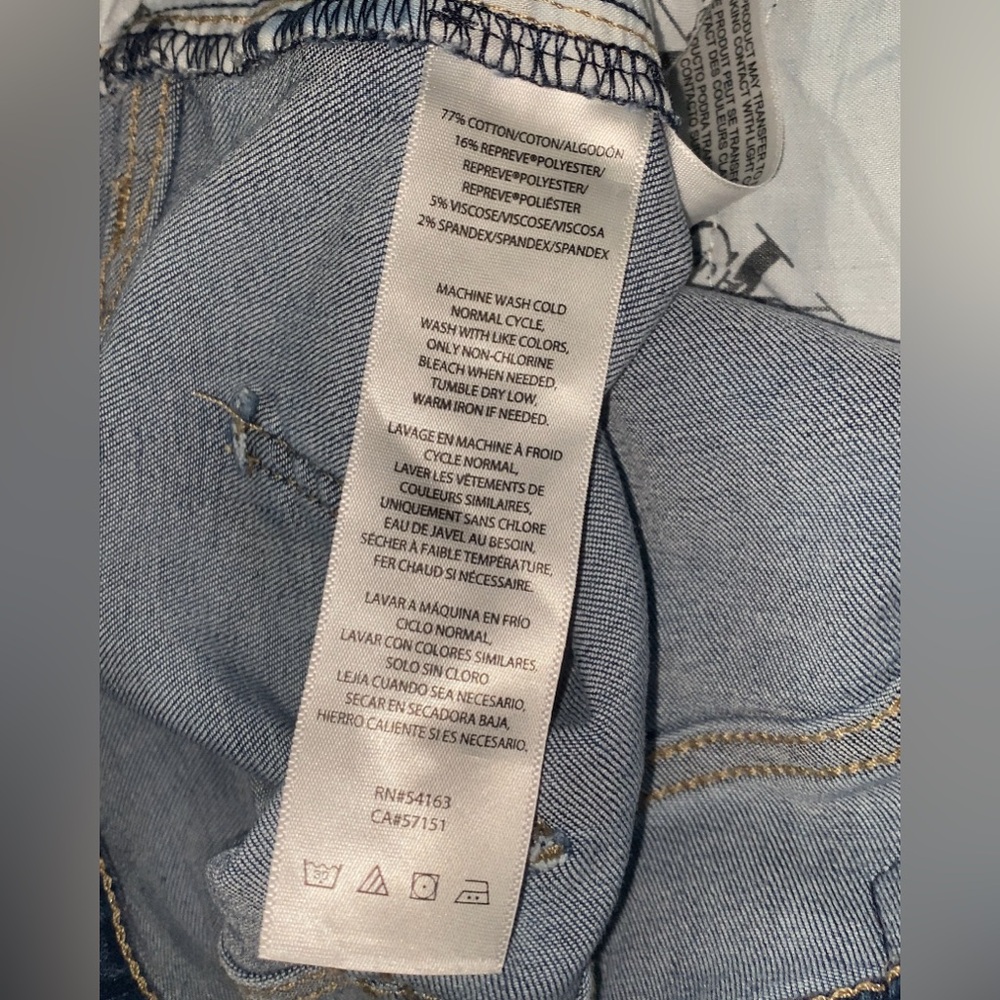 Calvin Klein Jeans Petite High-Rise Slim Straight-Leg Whisper-Soft Jeans Size30p - Picture 7 of 8